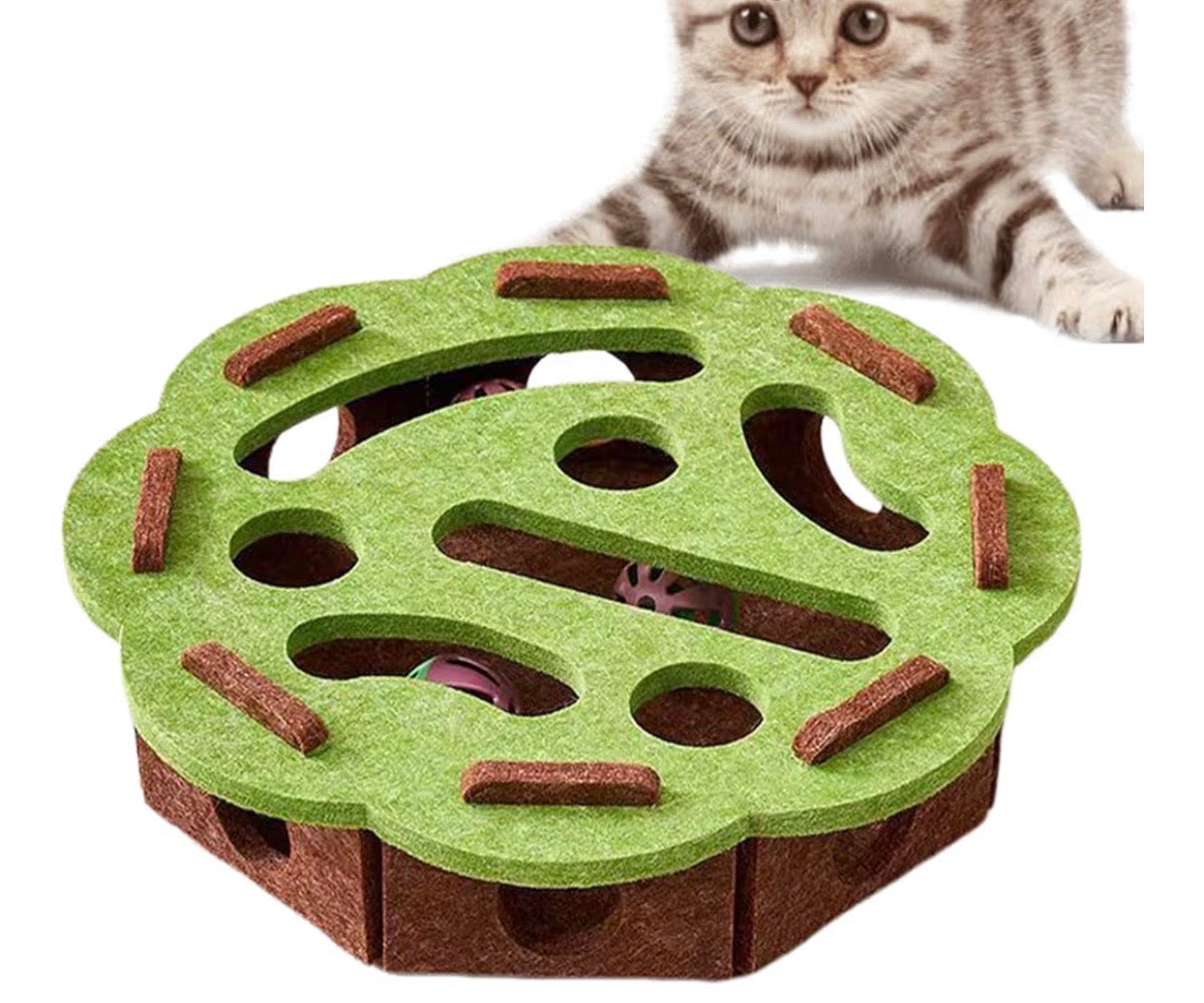 Jouet Interactif en Feutrine pour Chat