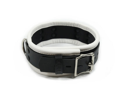 Collier large en cuir