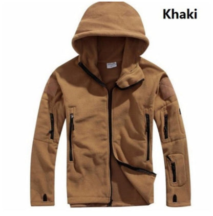 Veste Tactique Thermique Homme – Polaire Militaire Hiver Multi-Poches