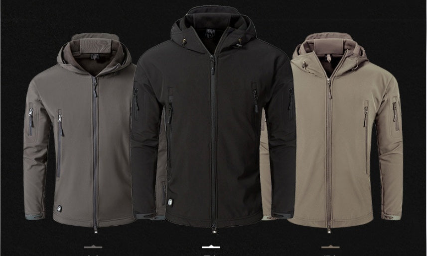 Veste Tactique Imperméable Doublée Polaire