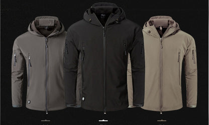 Veste Tactique Imperméable Doublée Polaire