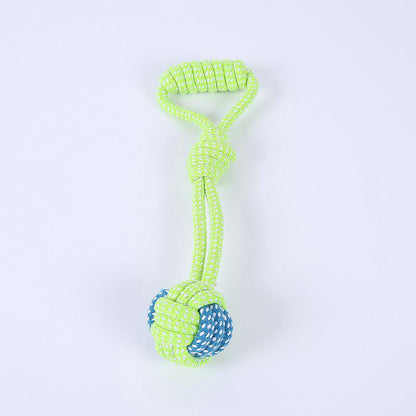 Lot Jouet en Corde vert pour Chien