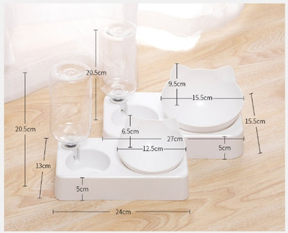 Gamelle surélevée avec distributeur d’eau automatique