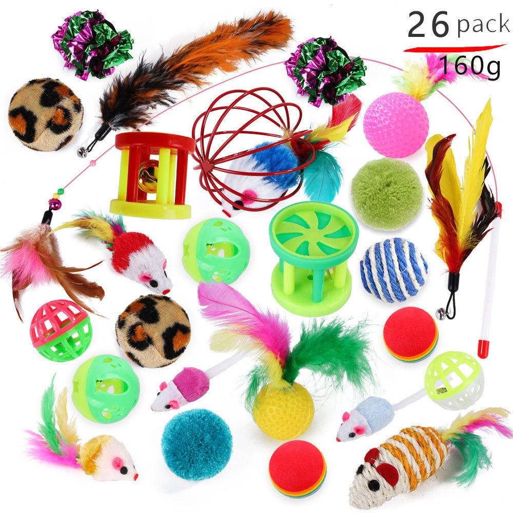 Coffret de Jouets Interactifs pour Chat – Lot 21 ou 26 pièces