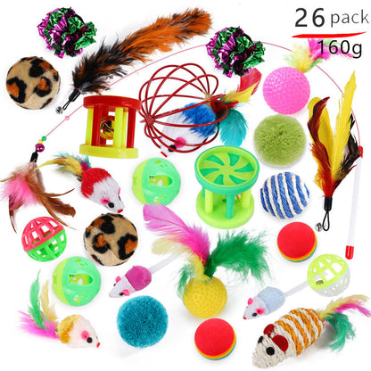 Coffret de Jouets Interactifs pour Chat – Lot 21 ou 26 pièces