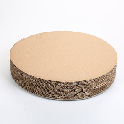 Griffoir Rond en Carton Ondulé avec Balle – 33 cm
