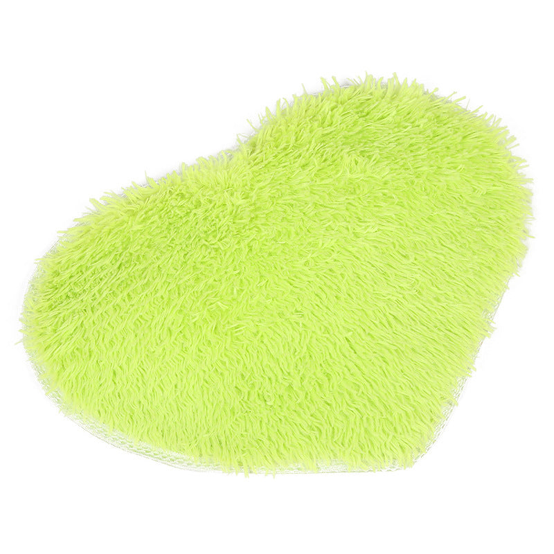 Tapis doux en forme de cœur pour chien & chat