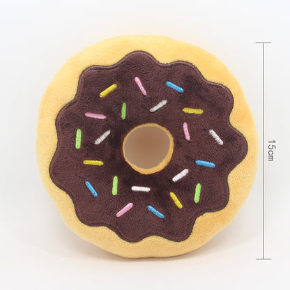 Jouet donut en peluche