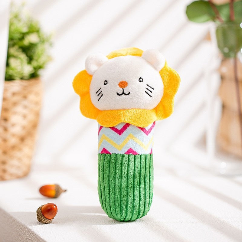 Jouet sonore en peluche & corde