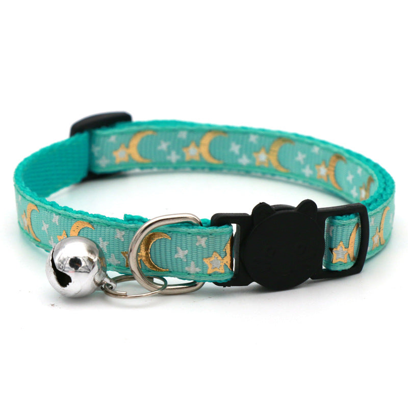 Collier lune & étoiles pour chat