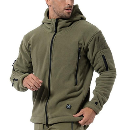 Veste Tactique Thermique Homme – Polaire Militaire Hiver Multi-Poches