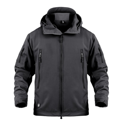 Veste Tactique Imperméable Doublée Polaire