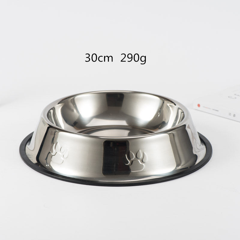 Gamelle pour chien en acier inoxydable