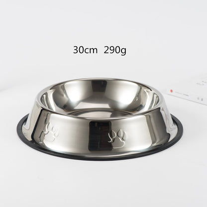Gamelle pour chien en acier inoxydable