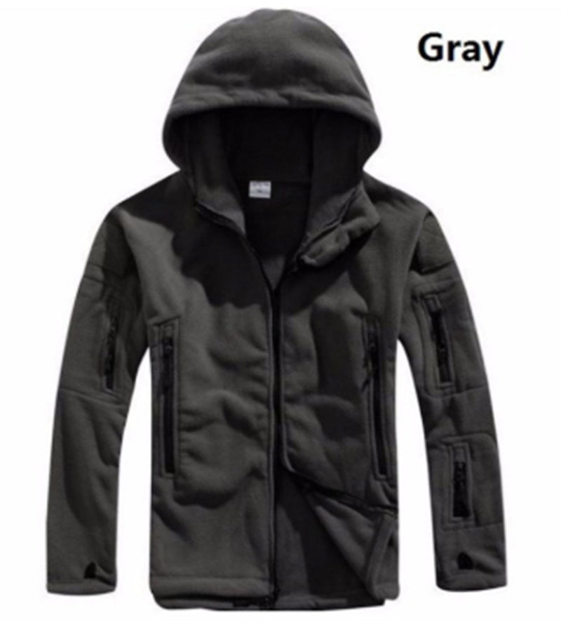 Veste Tactique Thermique Homme – Polaire Militaire Hiver Multi-Poches