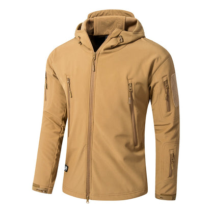Veste Tactique Imperméable Doublée Polaire