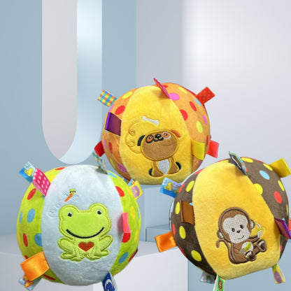 Balle Sonore en Peluche pour Chien – Jouet Interactif & Éveil Sensoriel