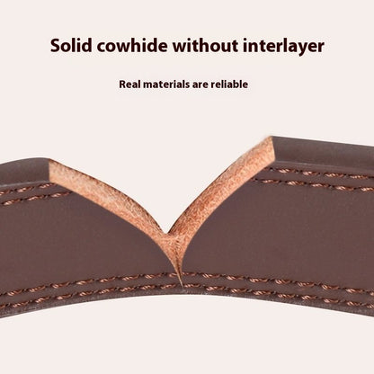 Collier en cuir véritable