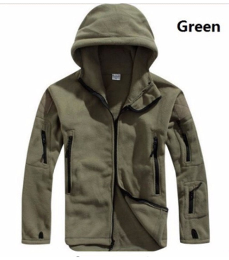 Veste Tactique Thermique Homme – Polaire Militaire Hiver Multi-Poches