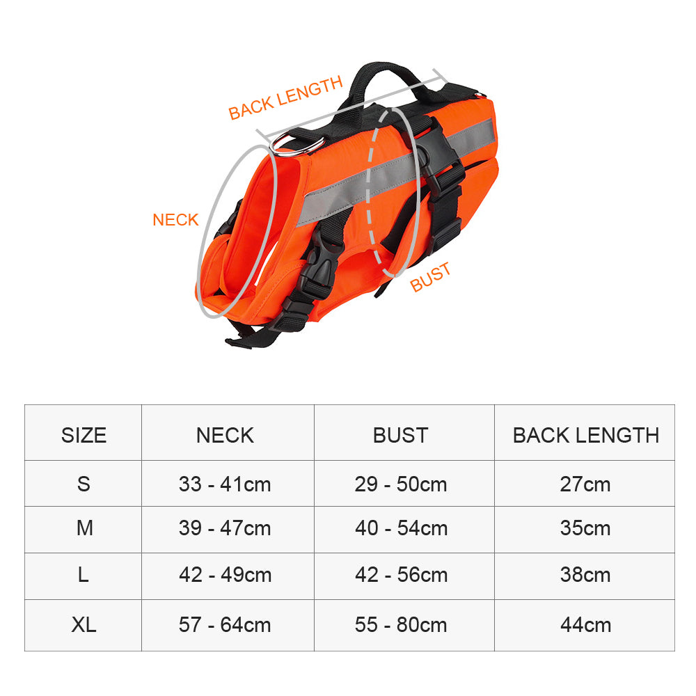 Gilet de sauvetage réfléchissant pour chien