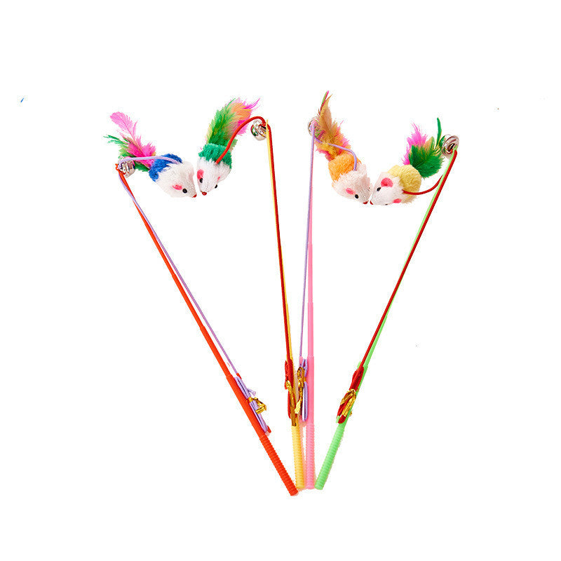 Canne plastique Souris pour Chat