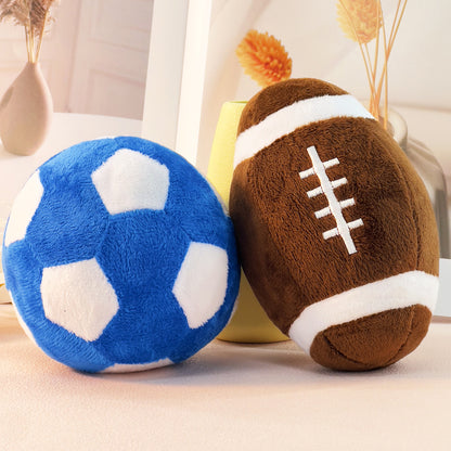 Jouet Interactif Ballon pour Chien – Football & Rugby