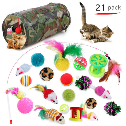 Coffret de Jouets Interactifs pour Chat – Lot 21 ou 26 pièces