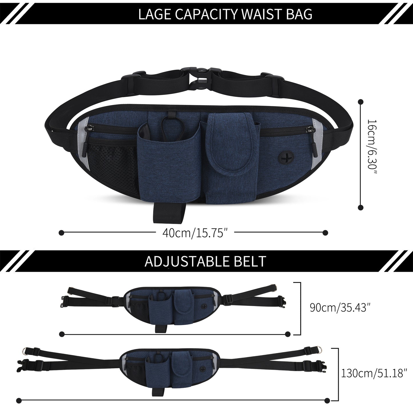 Ceinture CaniCross + Laisse Élastique
