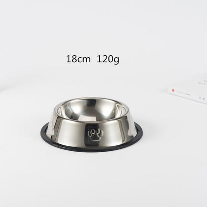 Gamelle pour chien en acier inoxydable