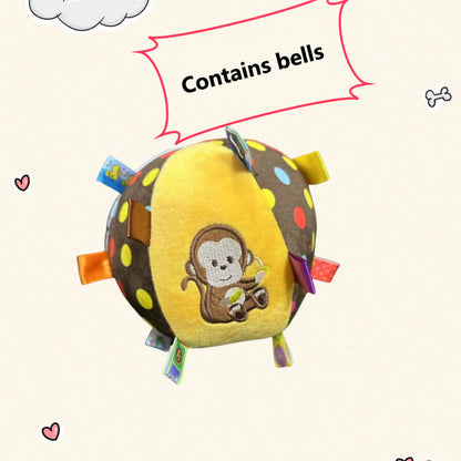 Balle Sonore en Peluche pour Chien – Jouet Interactif & Éveil Sensoriel