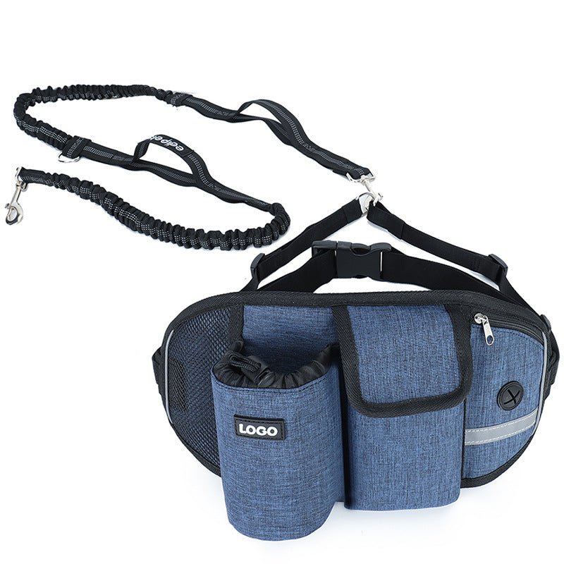 Ceinture de promenade mains libres + laisse traction