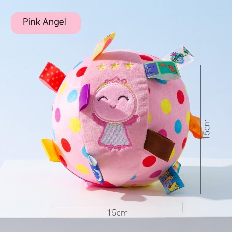 Jouet sonore en peluche balle