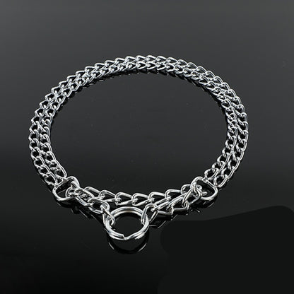 Collier d’entraînement chaîne double rang – Acier inoxydable