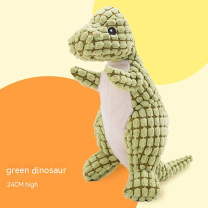Jouet sonore en peluche Poulet & Dinosaure