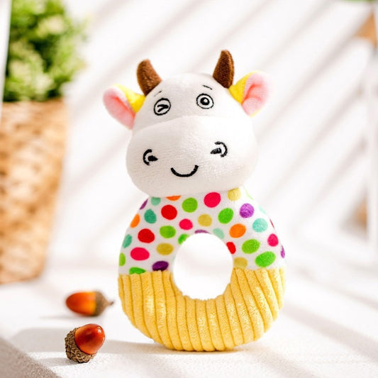 Jouet sonore en peluche & corde