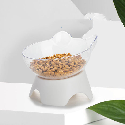 Gamelle surélevée inclinée pour chat et petit chien – Antidérapante