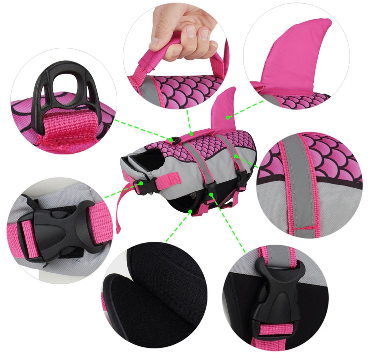 Gilet de Sauvetage Flottant pour Chien – Spécial Natation