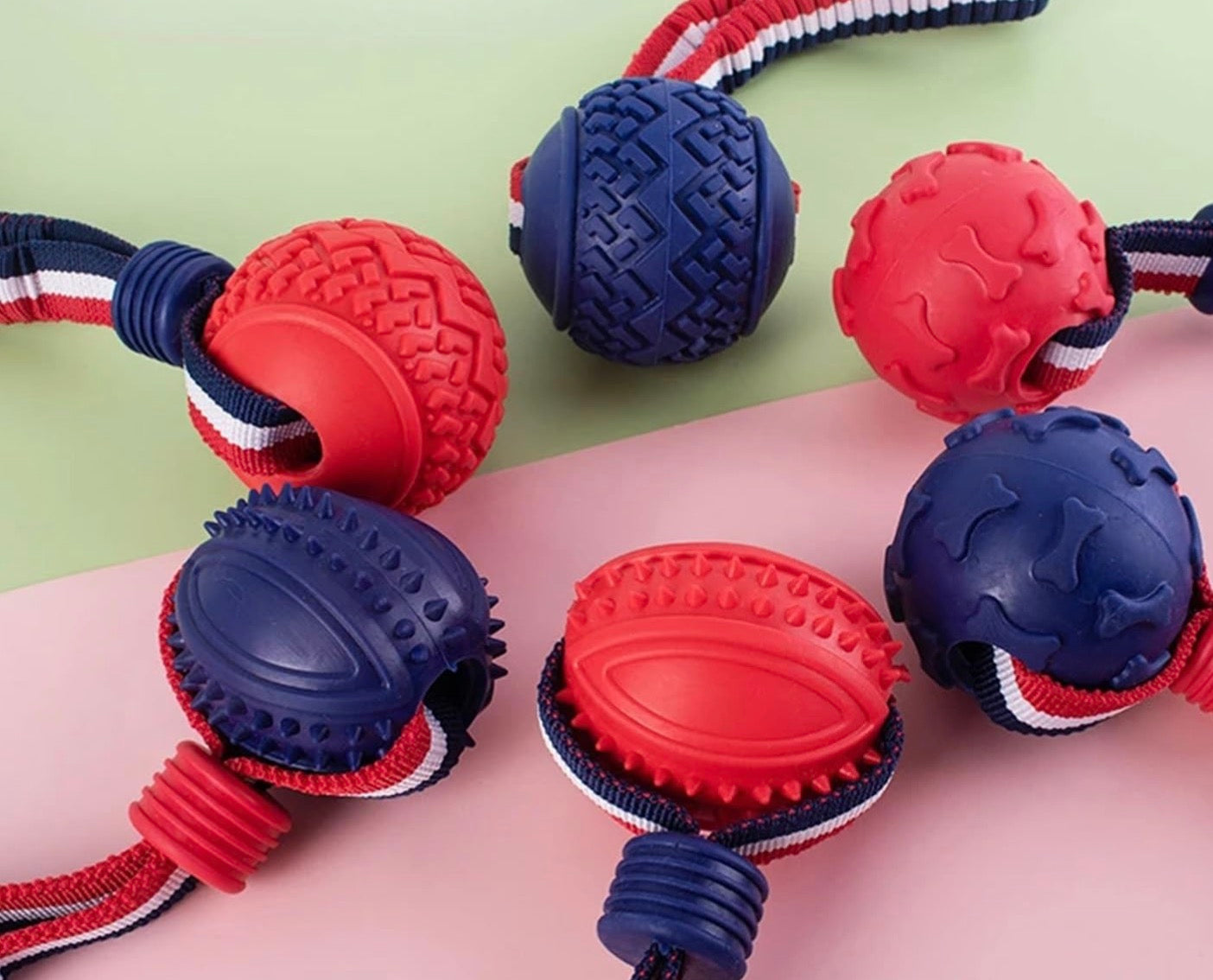 Jouet Interactif Balle à Corde pour Chien