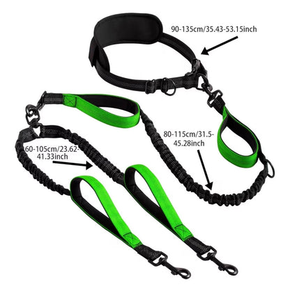 Double Laisse de sport multifonction mains libres