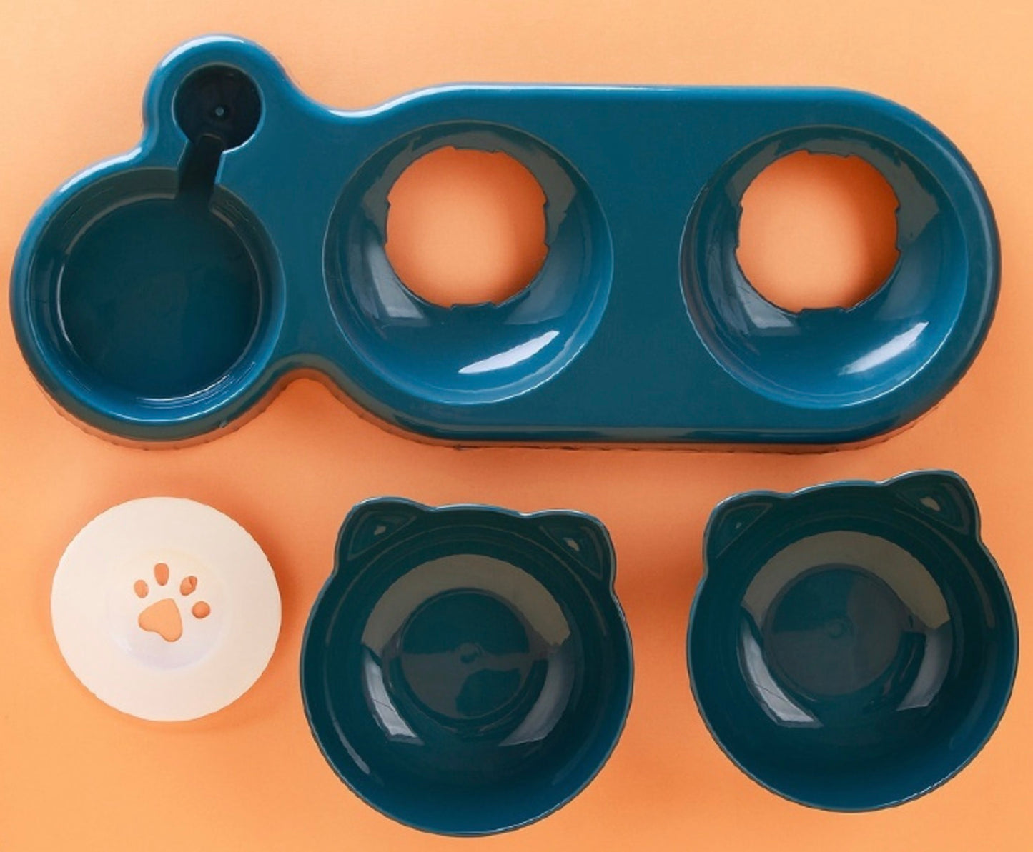 Gamelle Double Ergonomique avec Réservoir d’eau