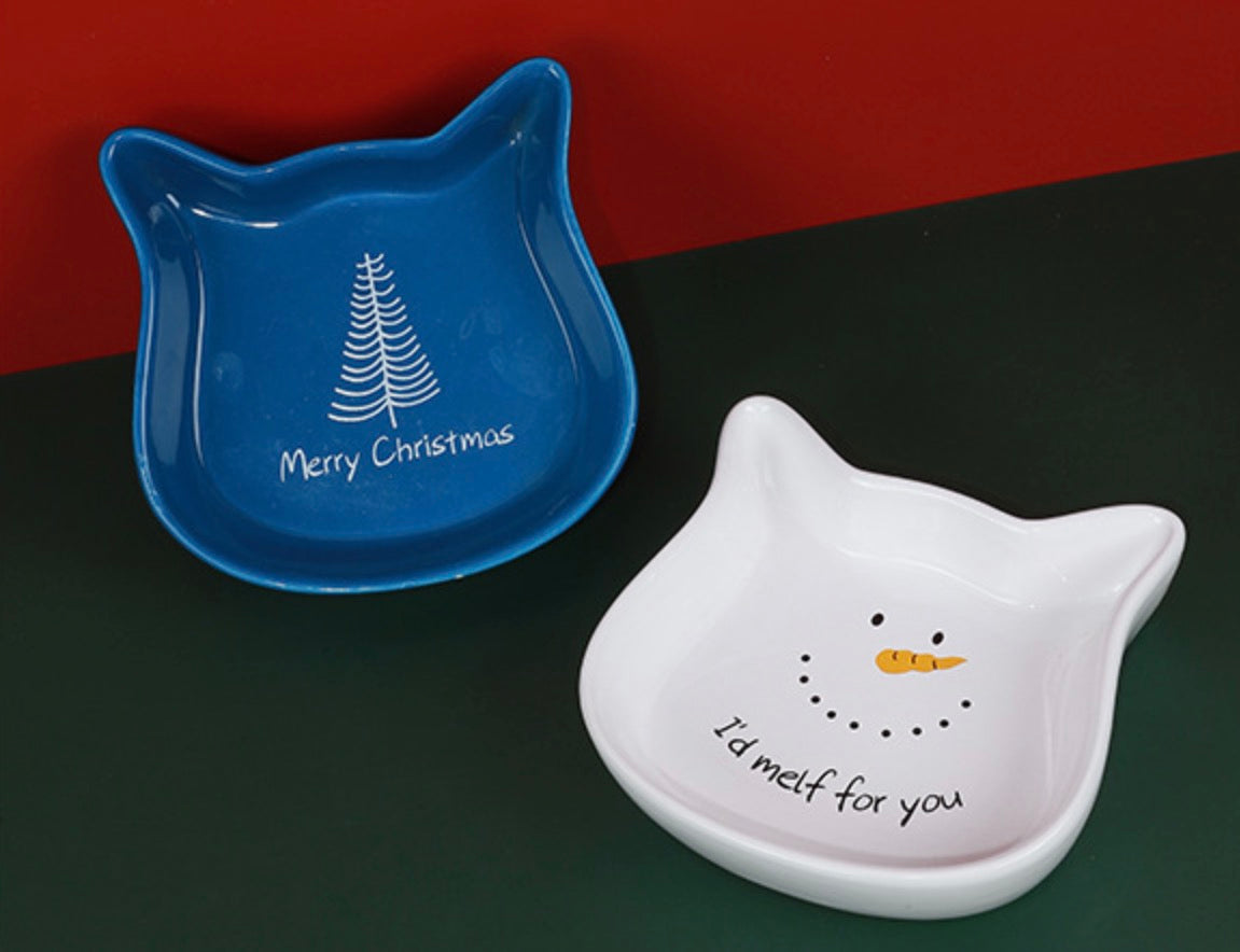 Gamelle en céramique avec oreilles de chat – édition festive