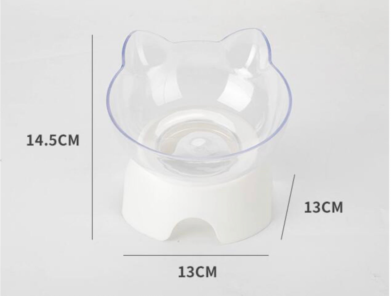 Gamelle surélevée inclinée pour chat et petit chien – Antidérapante