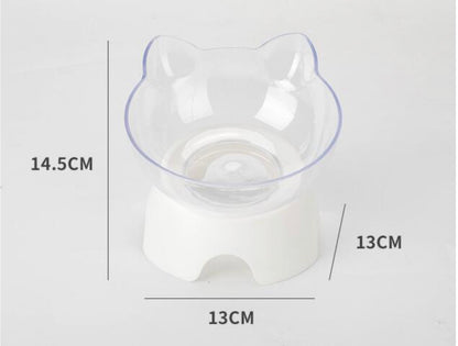Gamelle surélevée inclinée pour chat et petit chien – Antidérapante