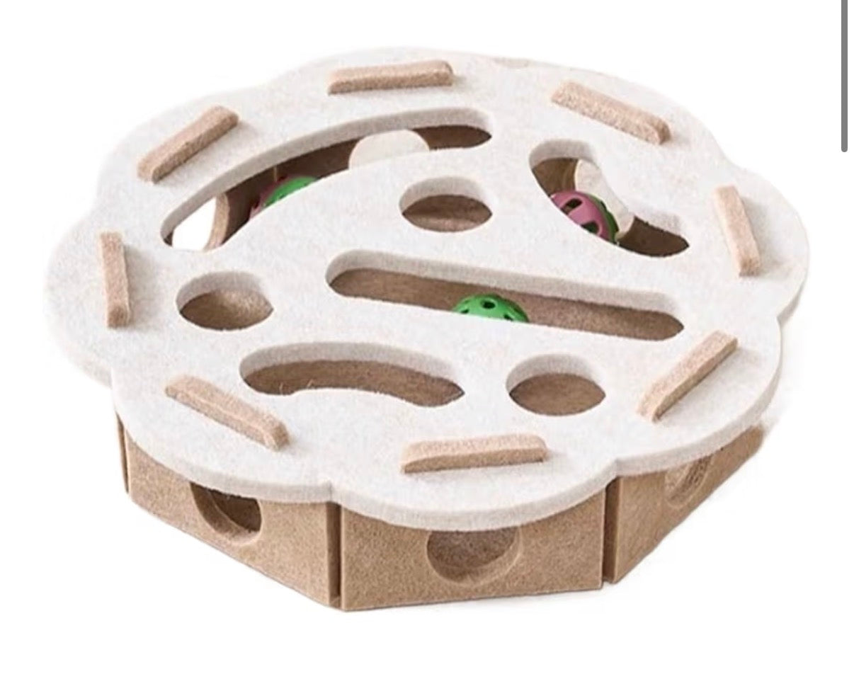 Jouet Interactif en Feutrine pour Chat