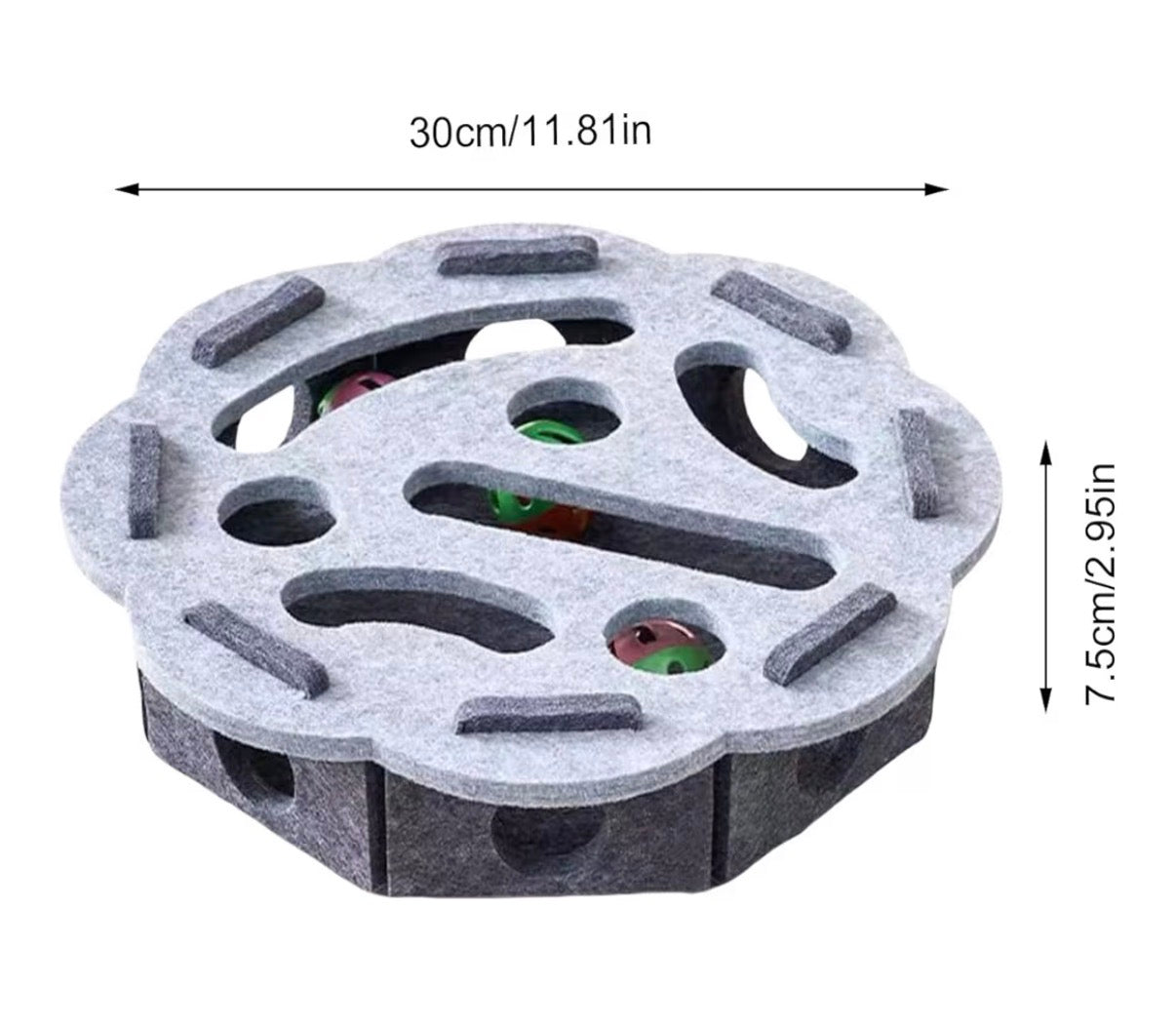 Jouet Interactif en Feutrine pour Chat