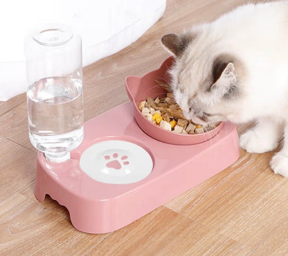 Gamelle surélevée avec distributeur d’eau automatique