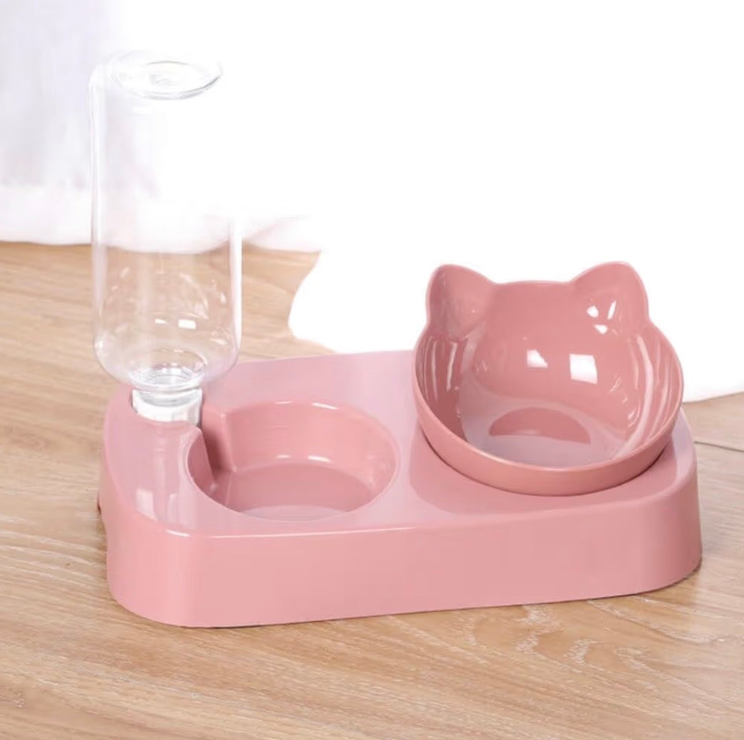 Gamelle surélevée avec distributeur d’eau automatique