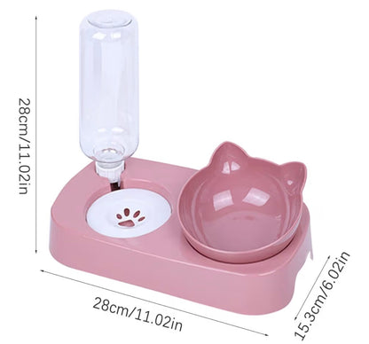 Gamelle surélevée avec distributeur d’eau automatique