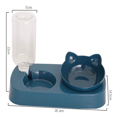 Gamelle surélevée avec distributeur d’eau automatique