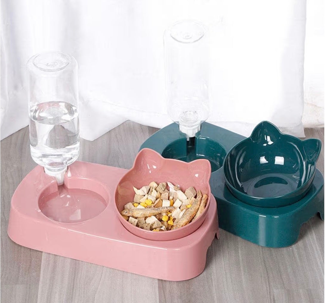 Gamelle surélevée avec distributeur d’eau automatique